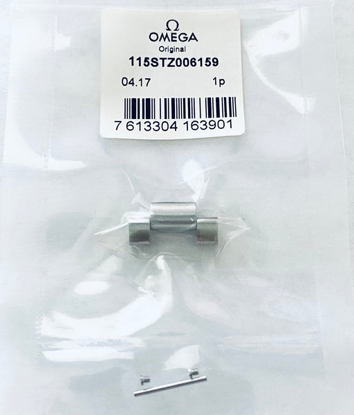 アクセサリー me1001 18000 ORIGINAL OMEGA SEAMASTER 18mm Silver Steel Buckle # STZ010129 For