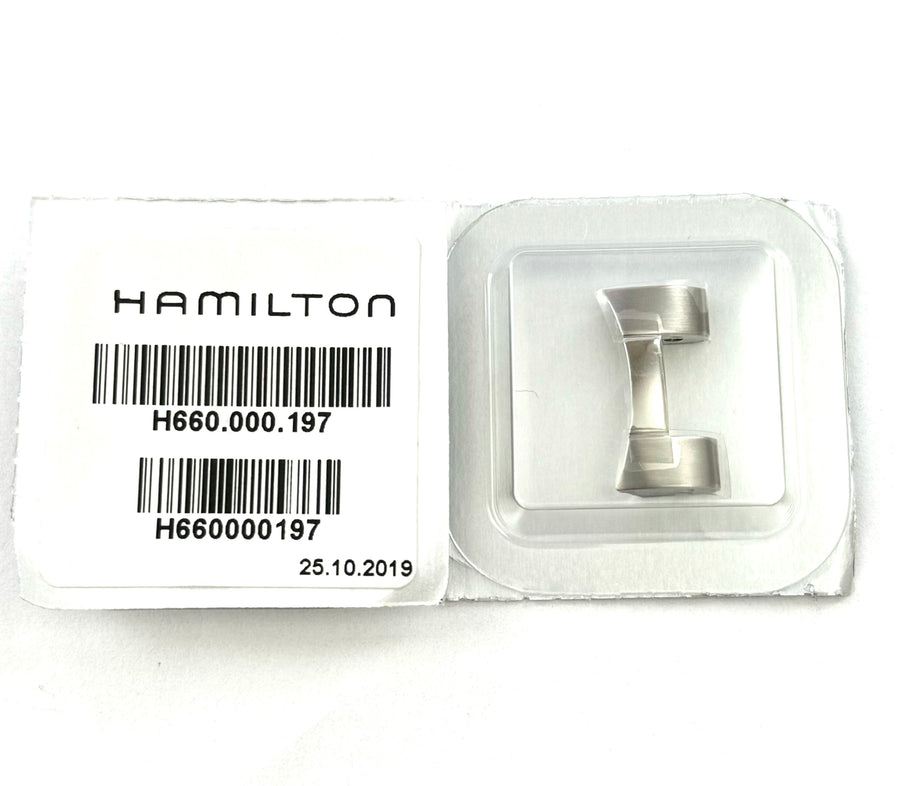 Hamilton Curved End Link For Case-Back # H703050, H705950, H893050 - WATCHBAND EXPERT