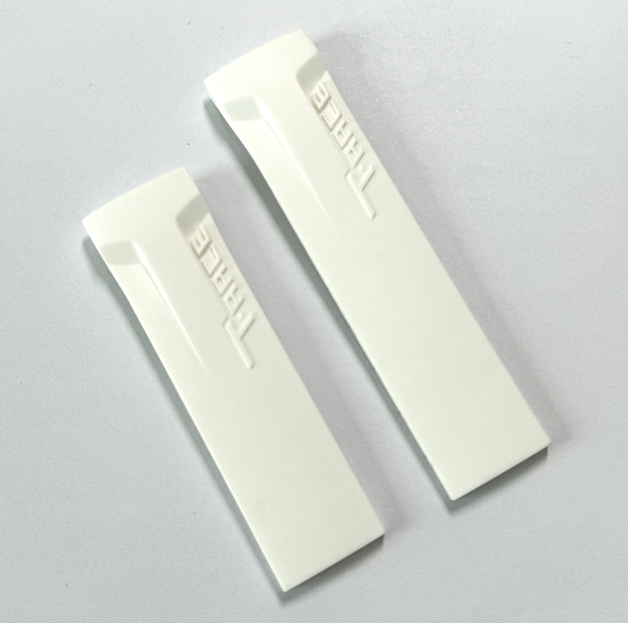 Tissot T-Race For Case-Back # T027417A White Rubber Band Strap - WATCHBAND EXPERT