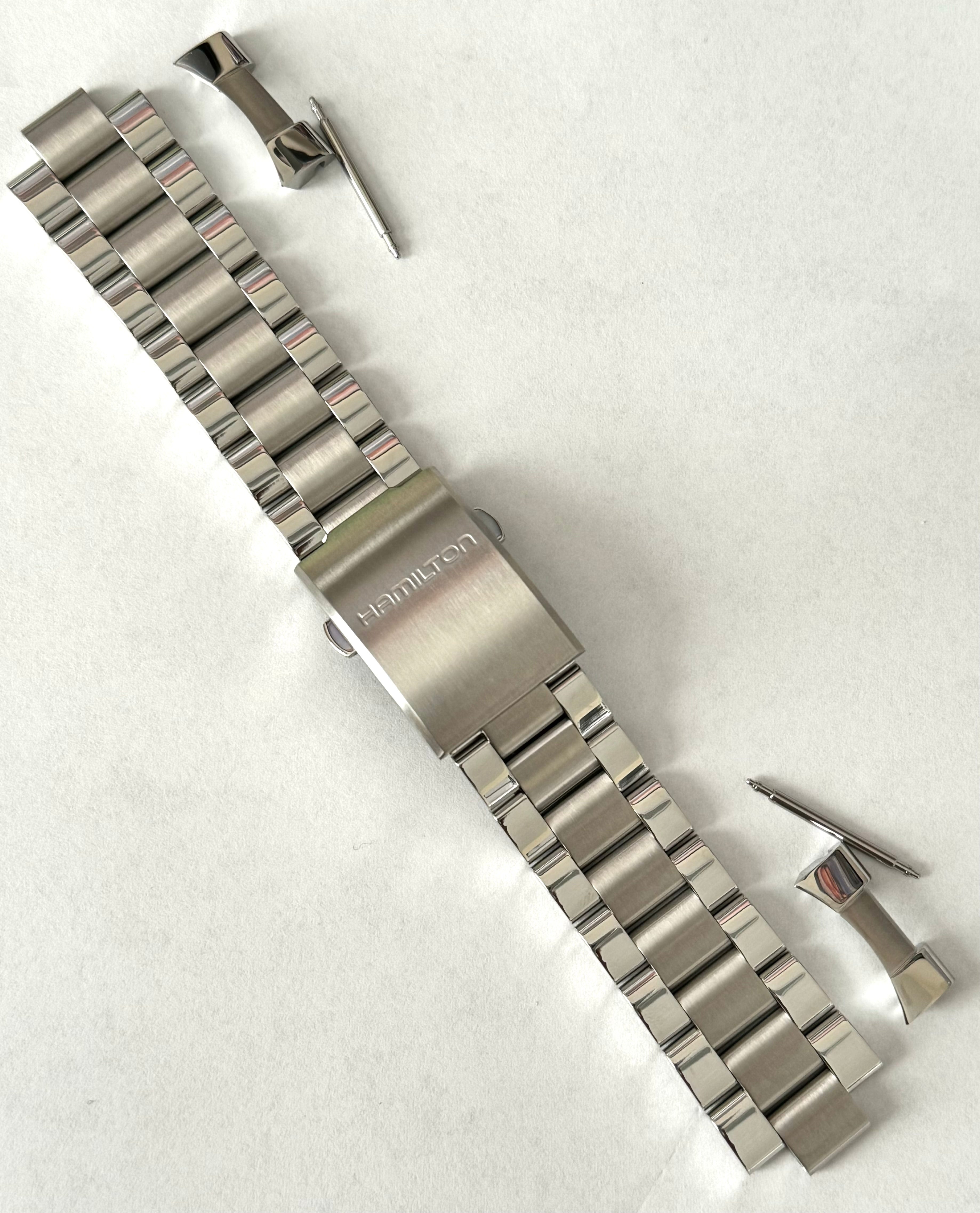 Hamilton 22mm metal bracelet hotsell