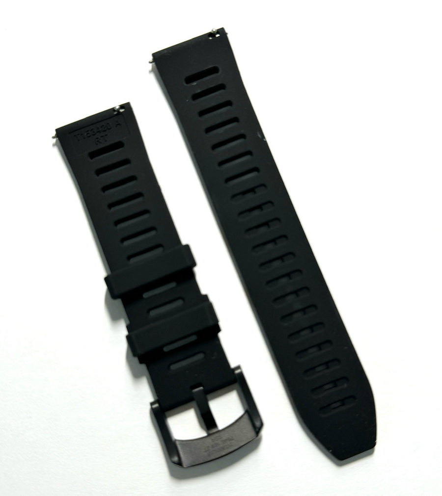 Tissot T Touch Connect T153420A Black Rubber Band Strap - WATCHBAND EXPERT