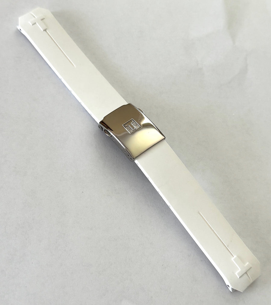 Tissot T-Touch Z253/353 White Rubber Watch Band