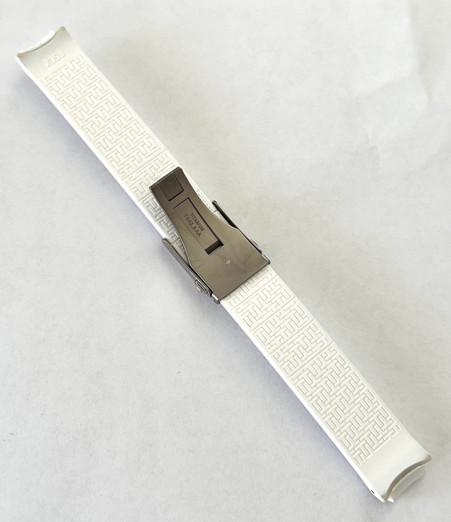 Tissot T-Touch Z253/353 White Rubber Watch Band