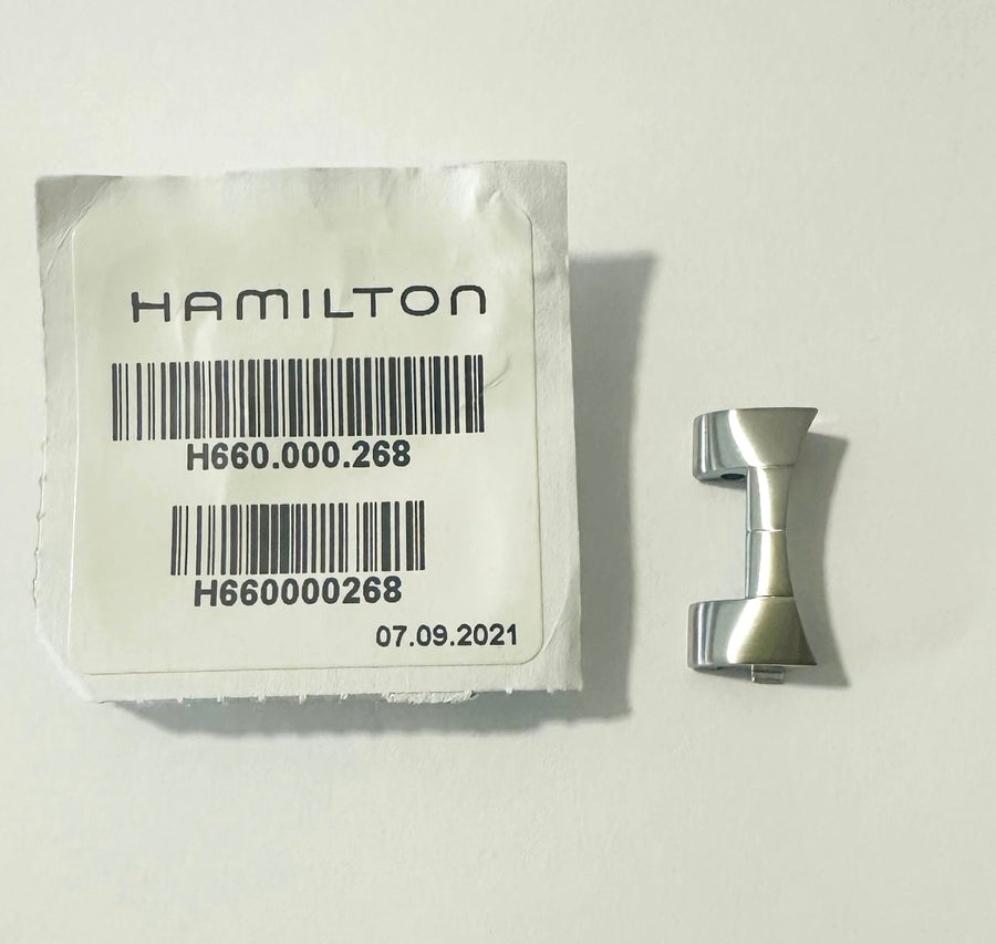 Hamilton Curved End Link For Watch Band Bracelet H605704104 - WATCHBAND EXPERT