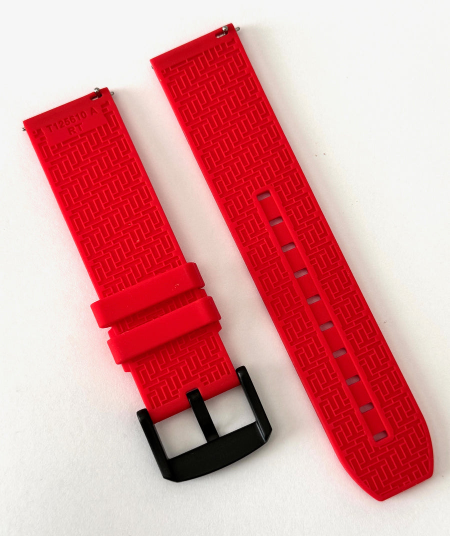 Tissot T-Race 22mm Model: T135417A RED Rubber Band Strap