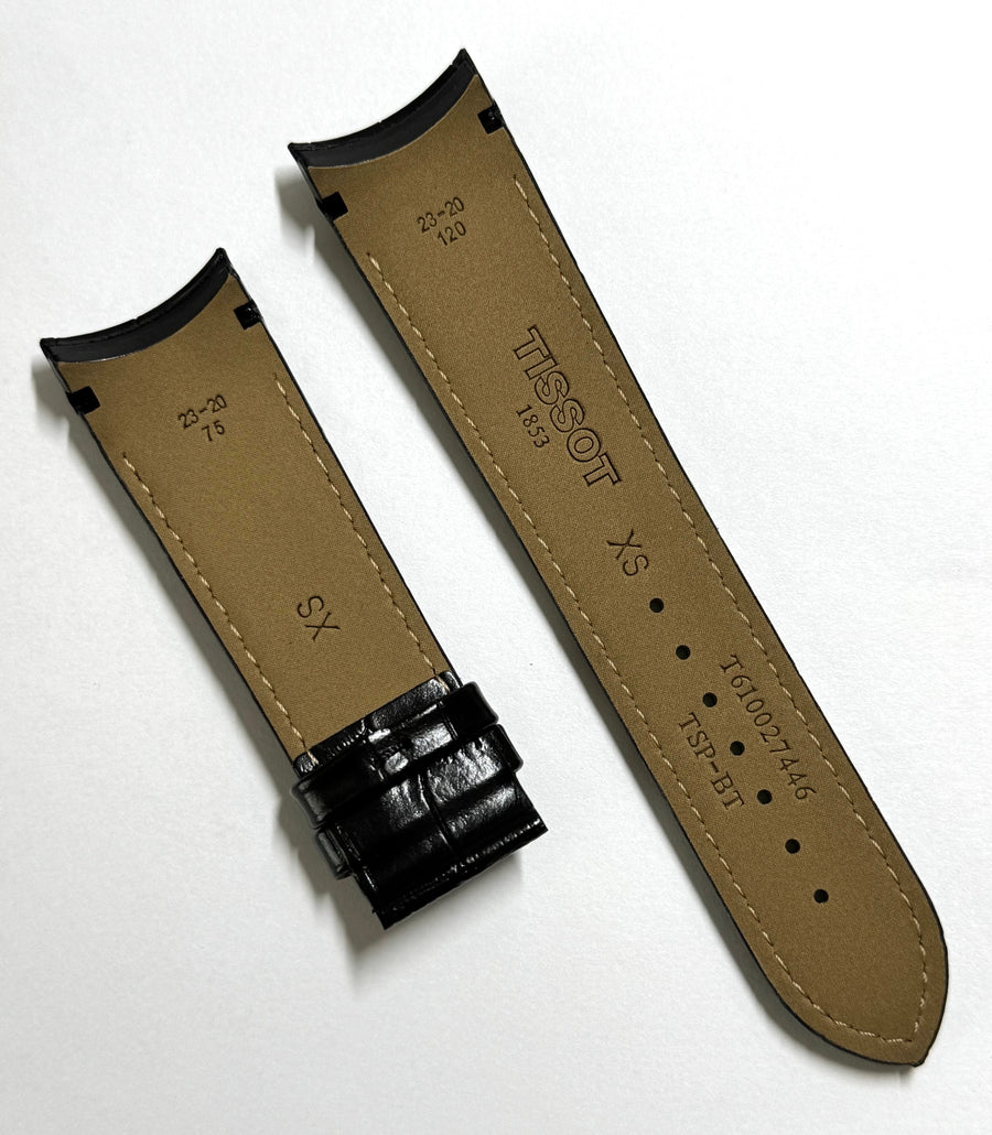 Tissot Couturier 23mm T035439A / T035617A XS Black Leather Band Strap