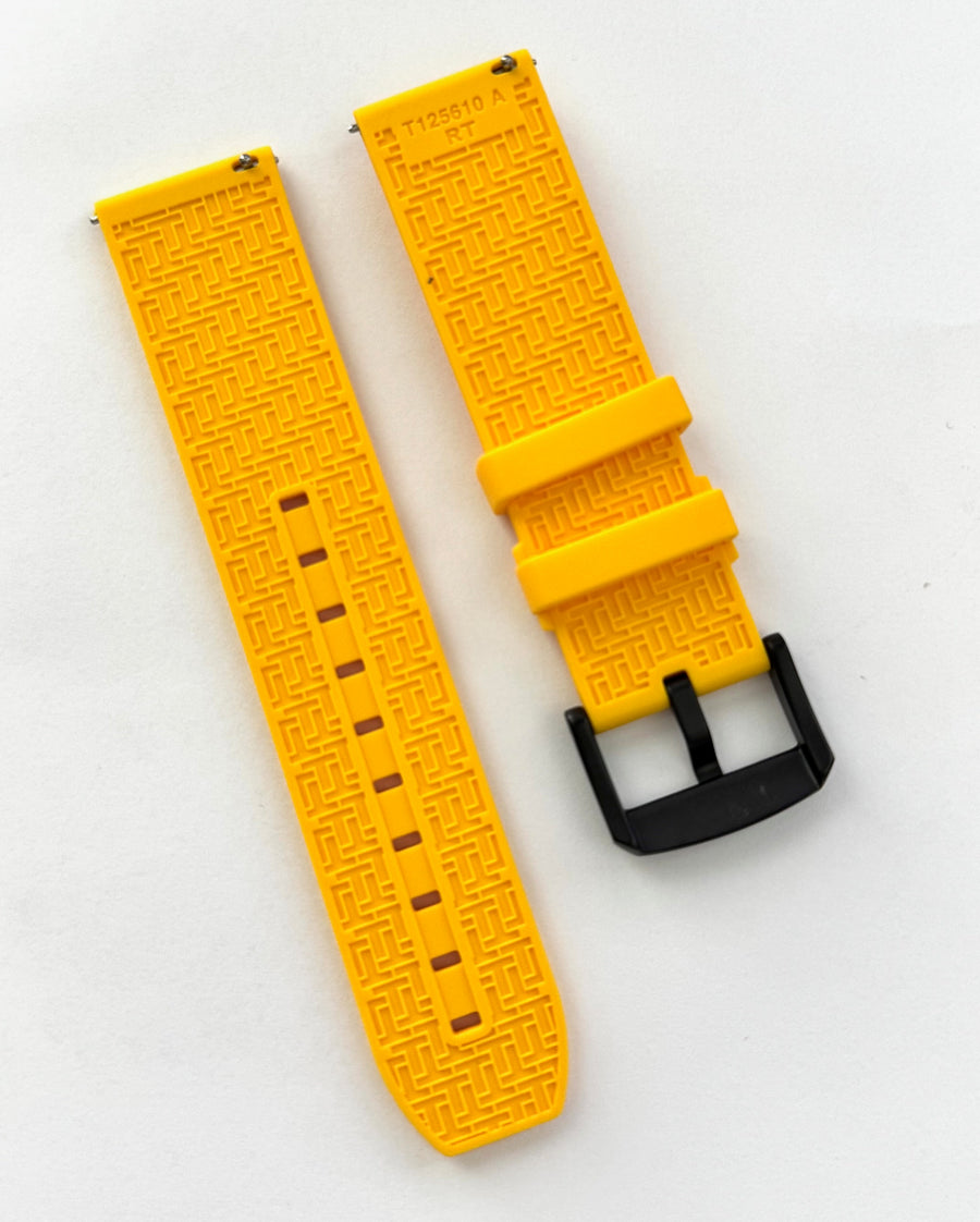 Tissot T-Race 22mm Model: T135417A Yellow Rubber Band Strap
