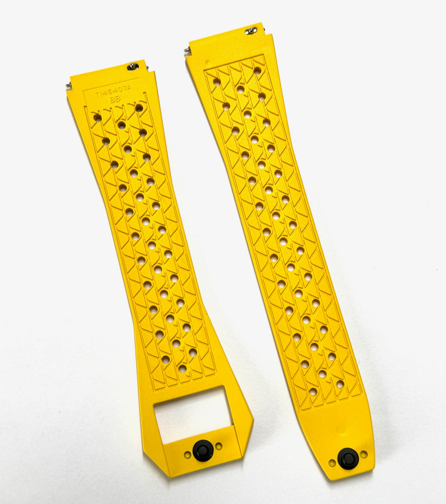 Tissot SIDERAL T145407A Yellow Rubber Band Strap