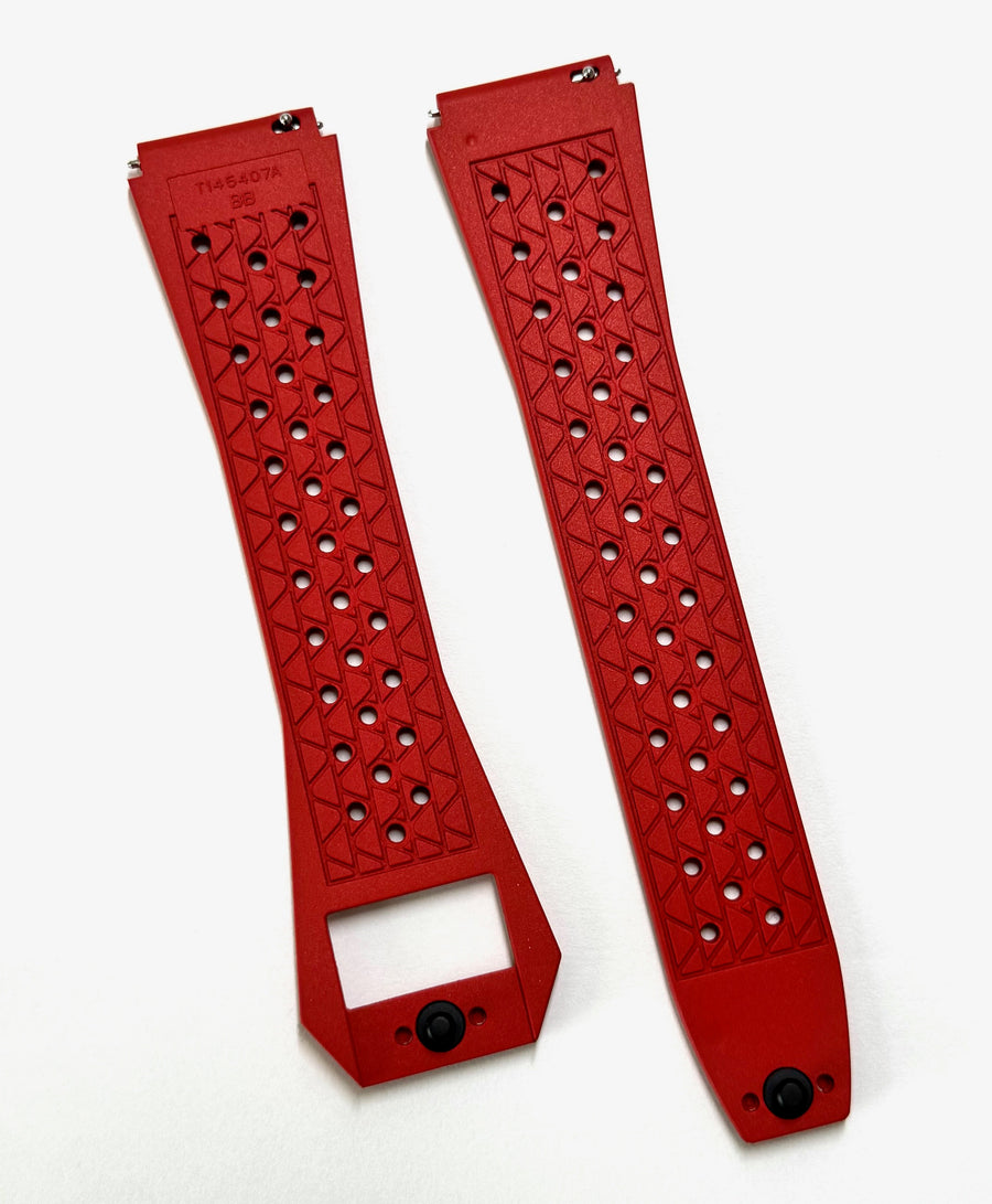 Tissot SIDERAL T145407A Red Rubber Band Strap