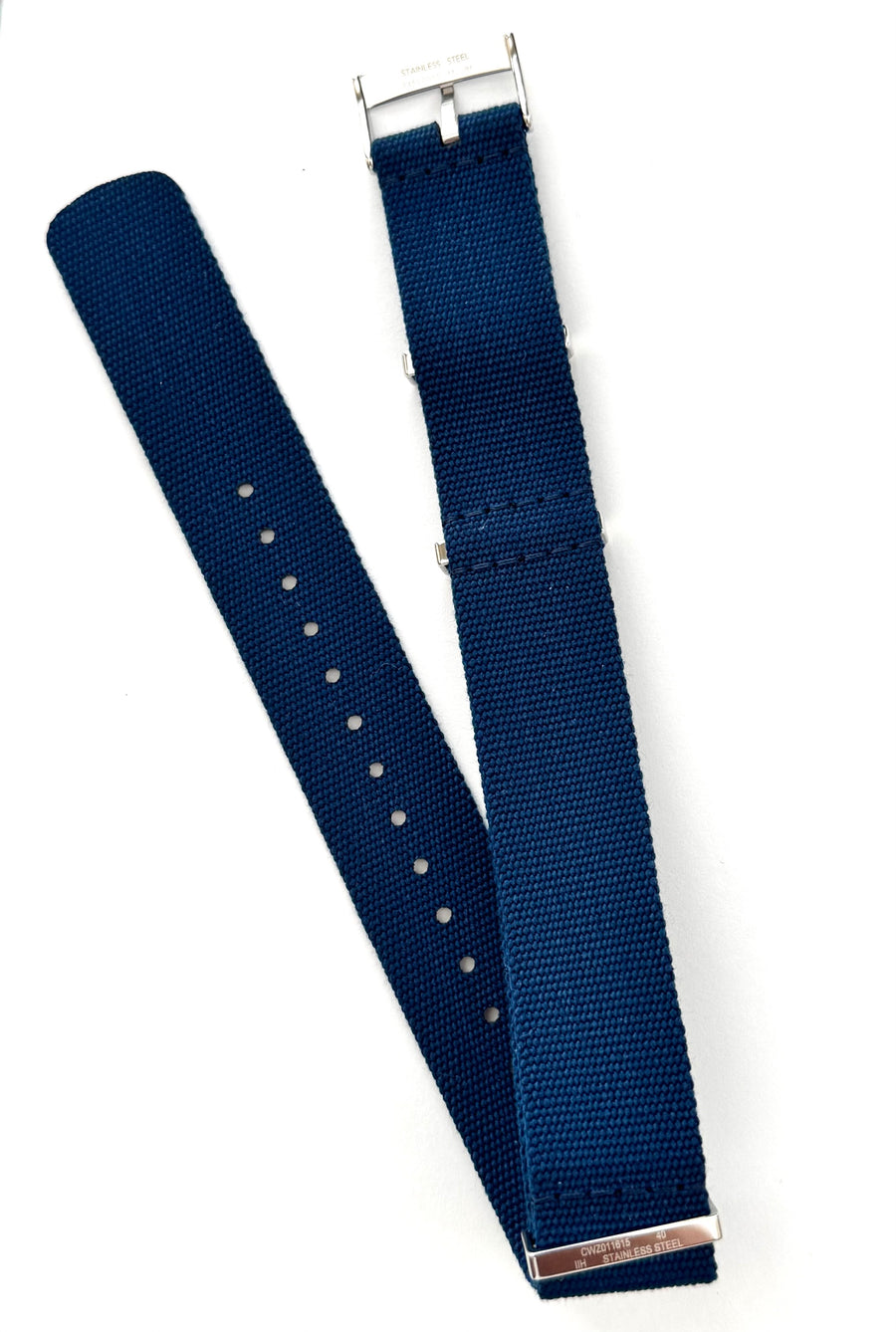 Omega 20mm BLUE Nylon Watch Band Strap
