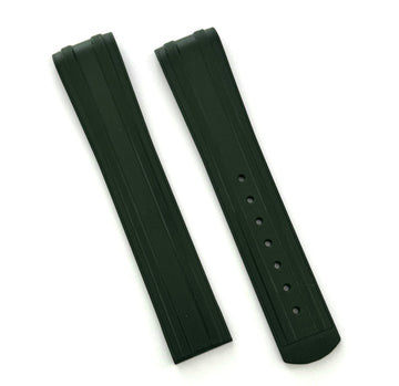 Omega Seamaster 20mm GREEN Rubber Strap Watch Band