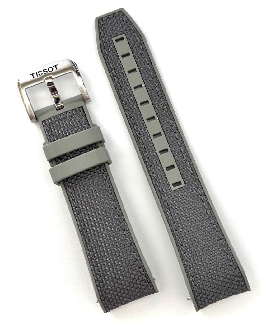 Tissot Seastar For Case-Back # T120417A Gray Rubber Band Strap
