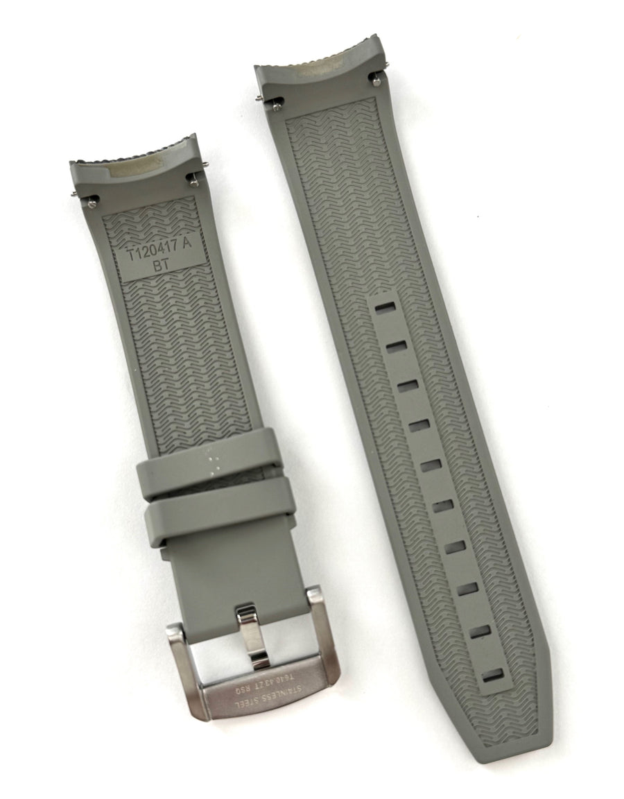 Tissot Seastar For Case-Back # T120417A Gray Rubber Band Strap