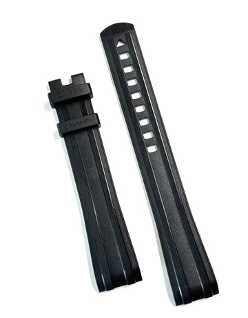 Omega Seamaster 21mm (Longer) Black Rubber Band Strap
