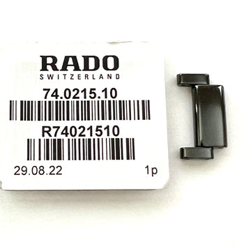 RADO True BLACK Ceramic Link For Bracelet Clasp # 04786 or 05069 - WATCHBAND EXPERT