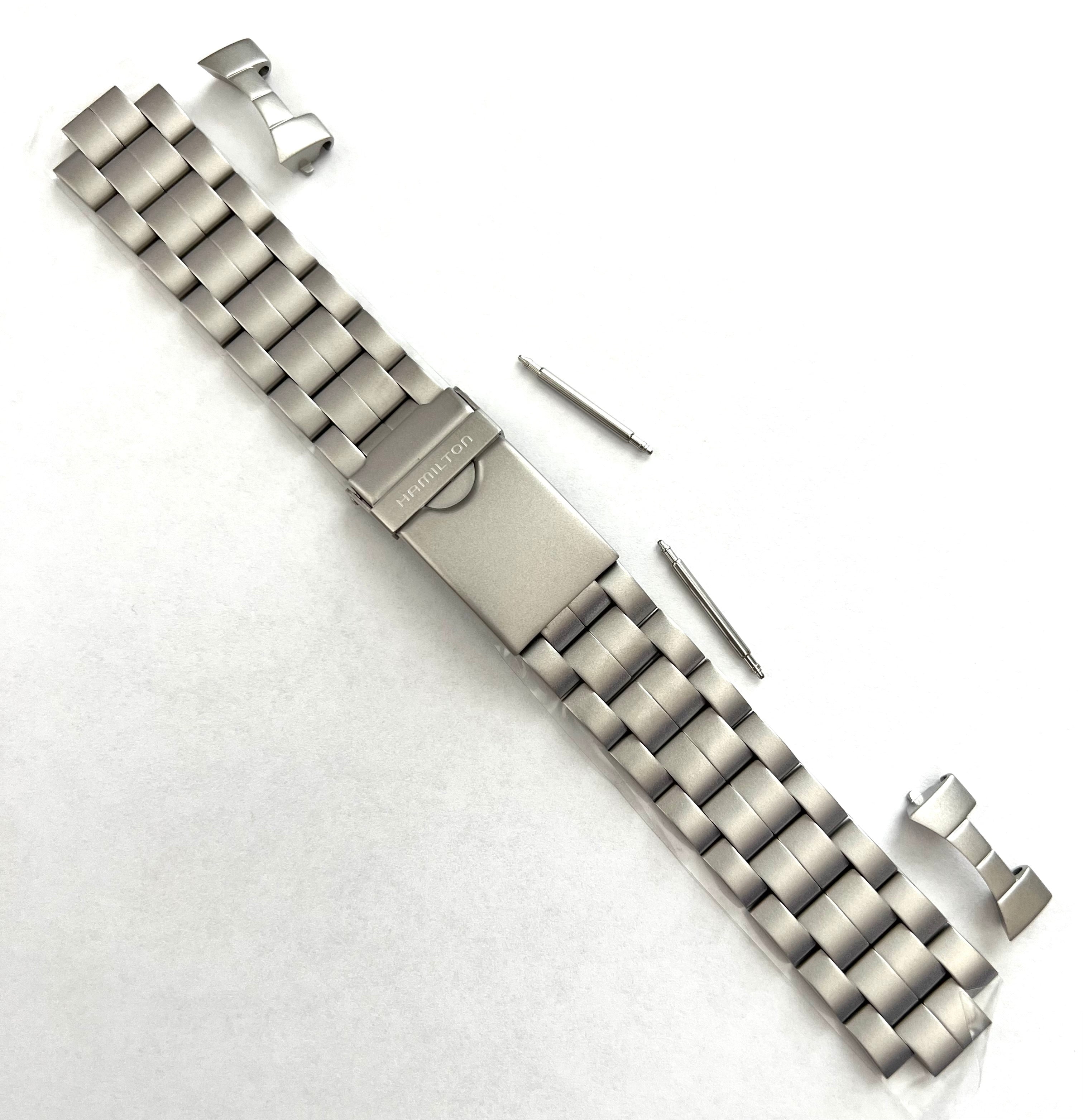 Hamilton Steel Watch Band Bracelet For Case Back H694390