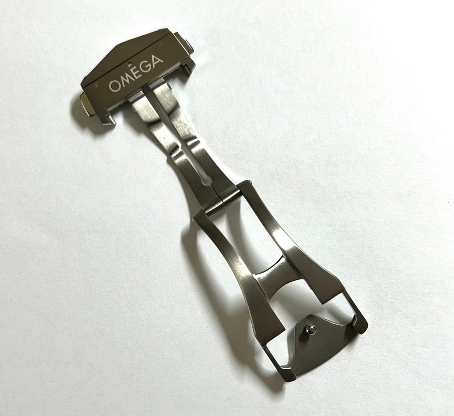 Omega 20mm Titanium Deployment Buckle # 94522019 - WATCHBAND EXPERT