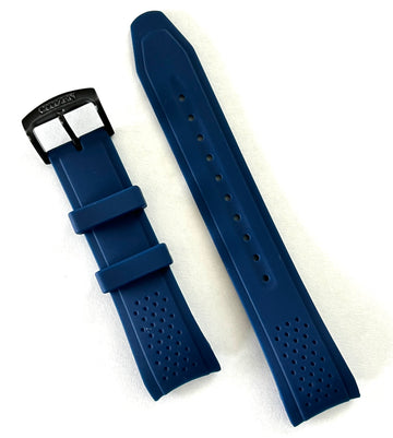 Citizen Men's Drive BLUE Rubber Band Strap with Black Buckle - WATCHBAND EXPERT