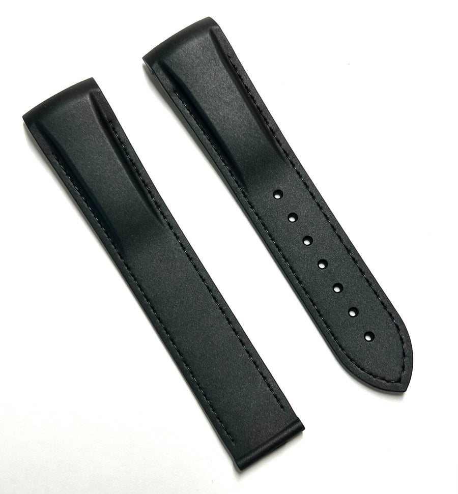Omega Seamaster 20mm black rubber band strap 98000364 - WATCHBAND EXPERT
