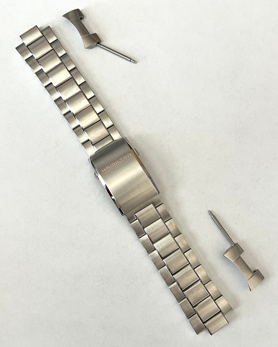 Hamilton bracelet for case-back H647150 H647250 H897250 Watch Band - WATCHBAND EXPERT