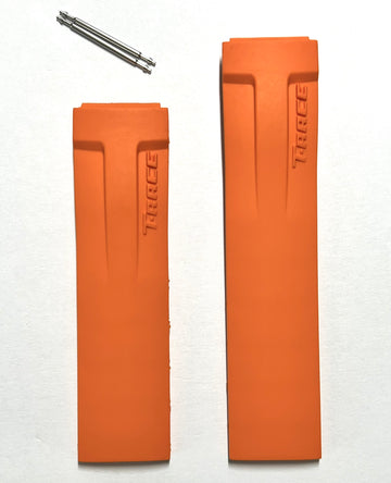 Tissot T Race T048417A / T048427A orange rubber band strap - WATCHBAND EXPERT