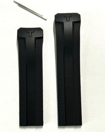 Tissot T Touch Expert Solar T091420A black rubber band strap - WATCHBAND EXPERT