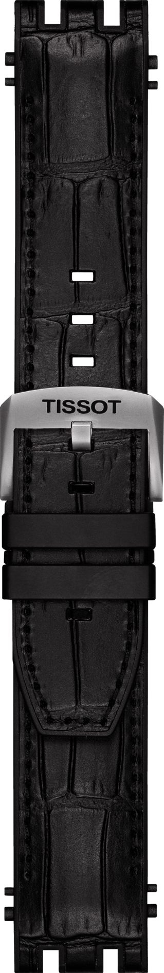 Tissot T-Race T115407A, T115417A Black Rubber Watch Band