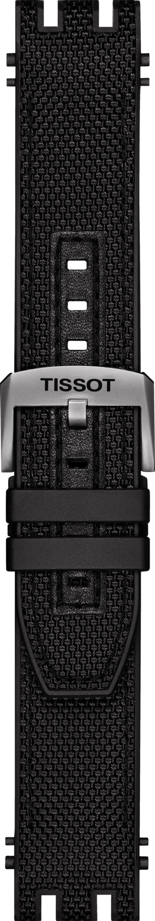 Tissot T-Race T115407A, T115417A Black Rubber Watch Band