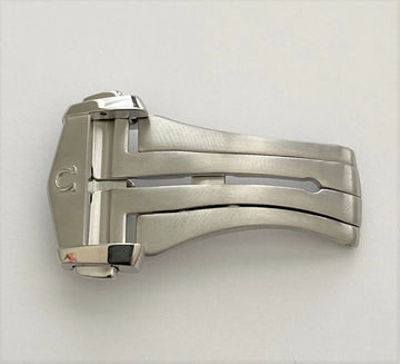 Omega 20mm Steel Deployment Buckle # 025STZ005095 - WATCHBAND EXPERT