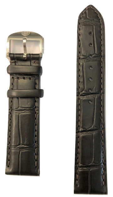 Movado Men's Circa 0606576 21mm Brown Leather Watch Band - WATCHBAND EXPERT