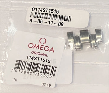 Omega Seamaster 20mm Steel Link 114ST1515 For Bracelet STZ001101 - WATCHBAND EXPERT