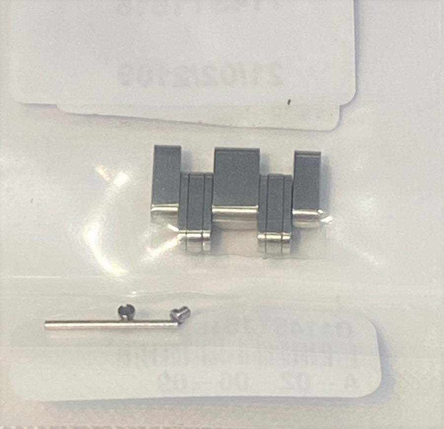 Omega Seamaster 18mm Steel Link 114ST1516 For Bracelet 1516/795 - WATCHBAND EXPERT