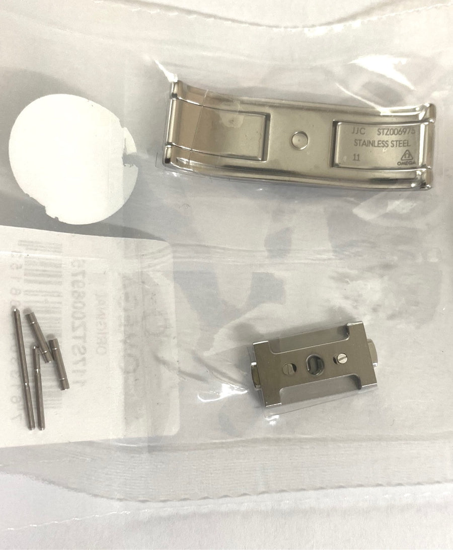 Omega Seamaster STZ006975 Steel Deployment Buckle Clasp - WATCHBAND EXPERT
