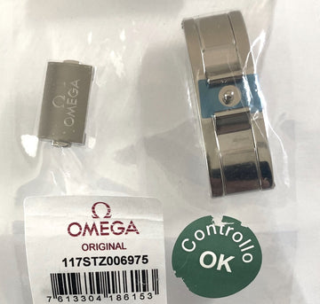 Omega Seamaster STZ006975 Steel Deployment Buckle Clasp - WATCHBAND EXPERT