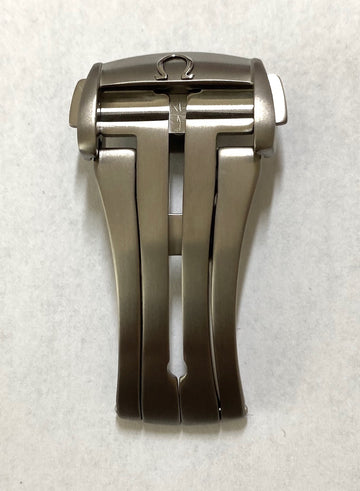 Omega 18mm Titanium Deployment Buckle # 94521829 - WATCHBAND EXPERT