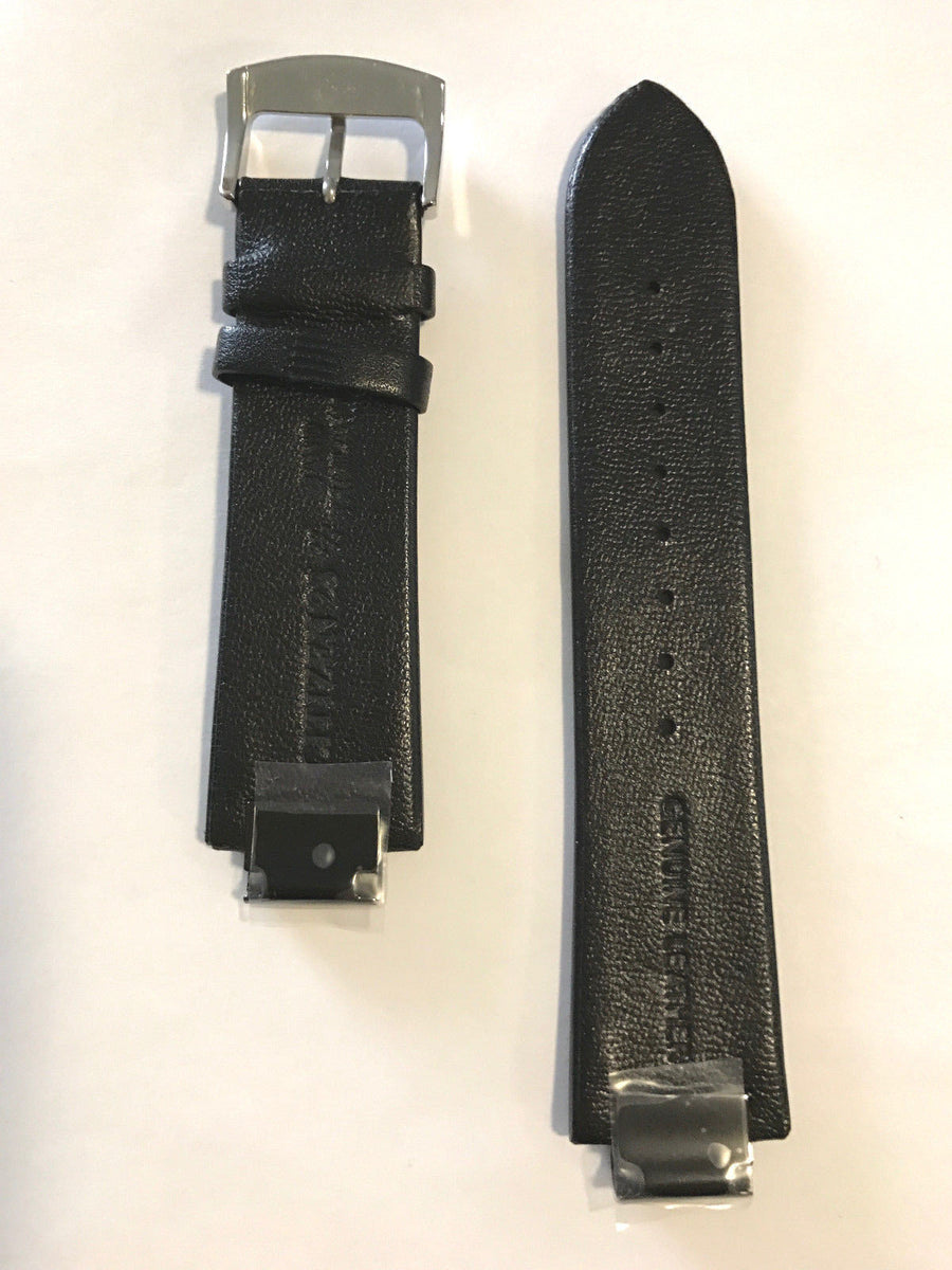 Citizen Axiom Black Leather Band Strap for Watch Model AU1065-07E - WATCHBAND EXPERT
