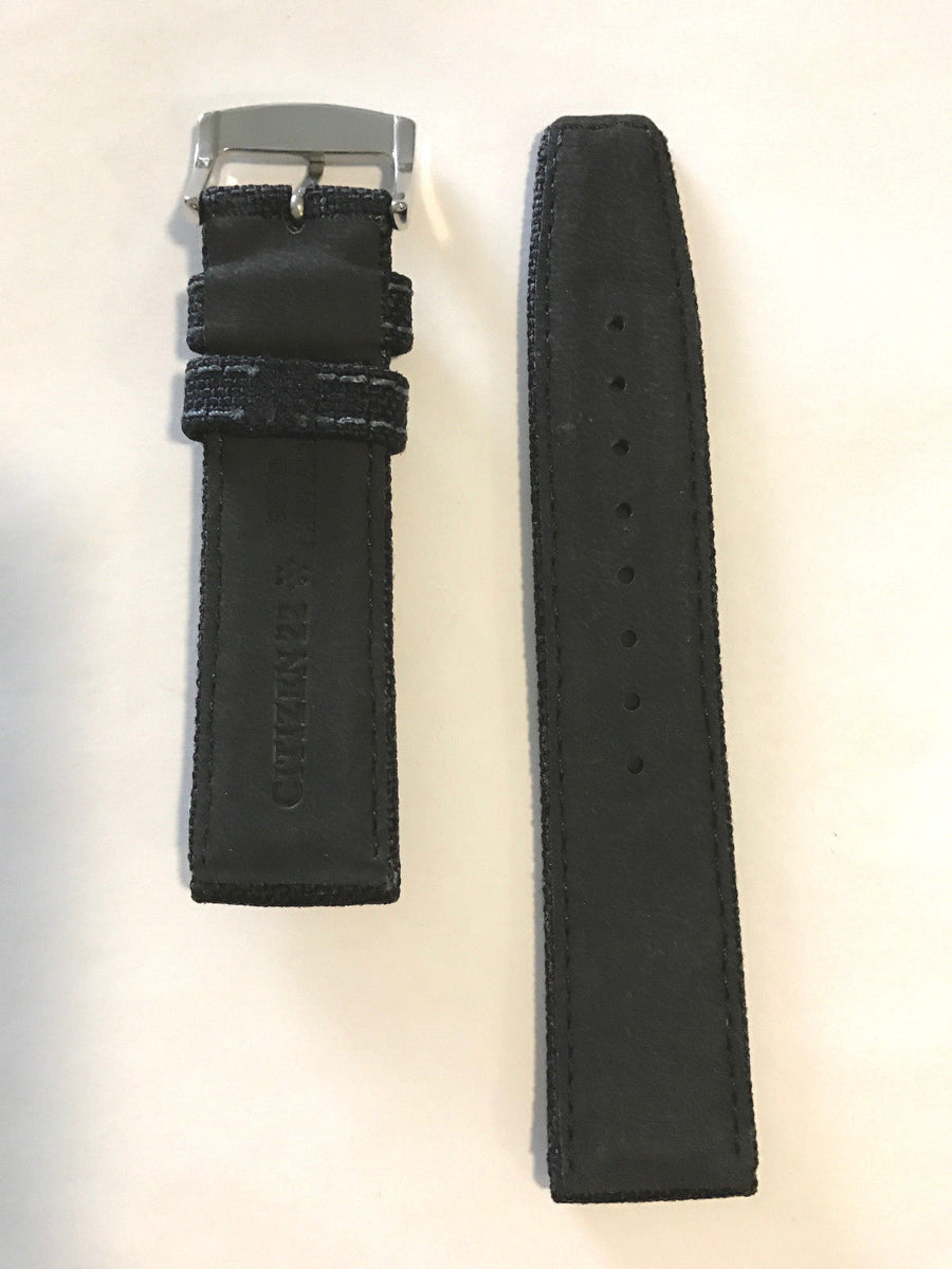 Citizen WDR DRIVE AW1510-03H Black Nylon/ Canvas Band Strap - WATCHBAND EXPERT