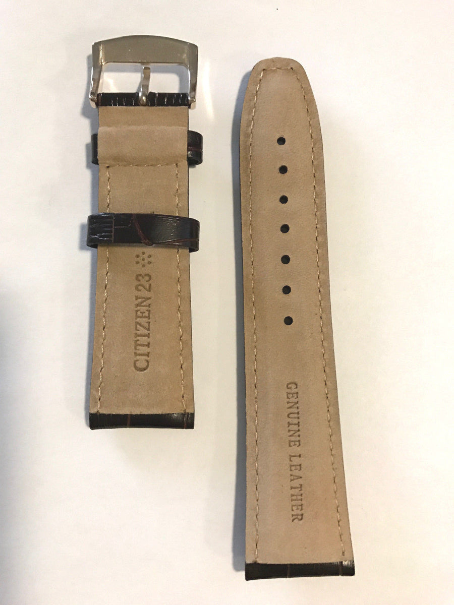 Citizen Brown Leather Band Strap for Watch Model BL5403-03X - WATCHBAND EXPERT