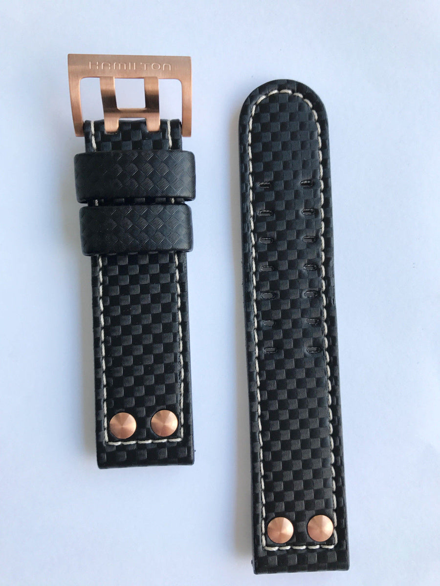 Hamilton leather sales watch band