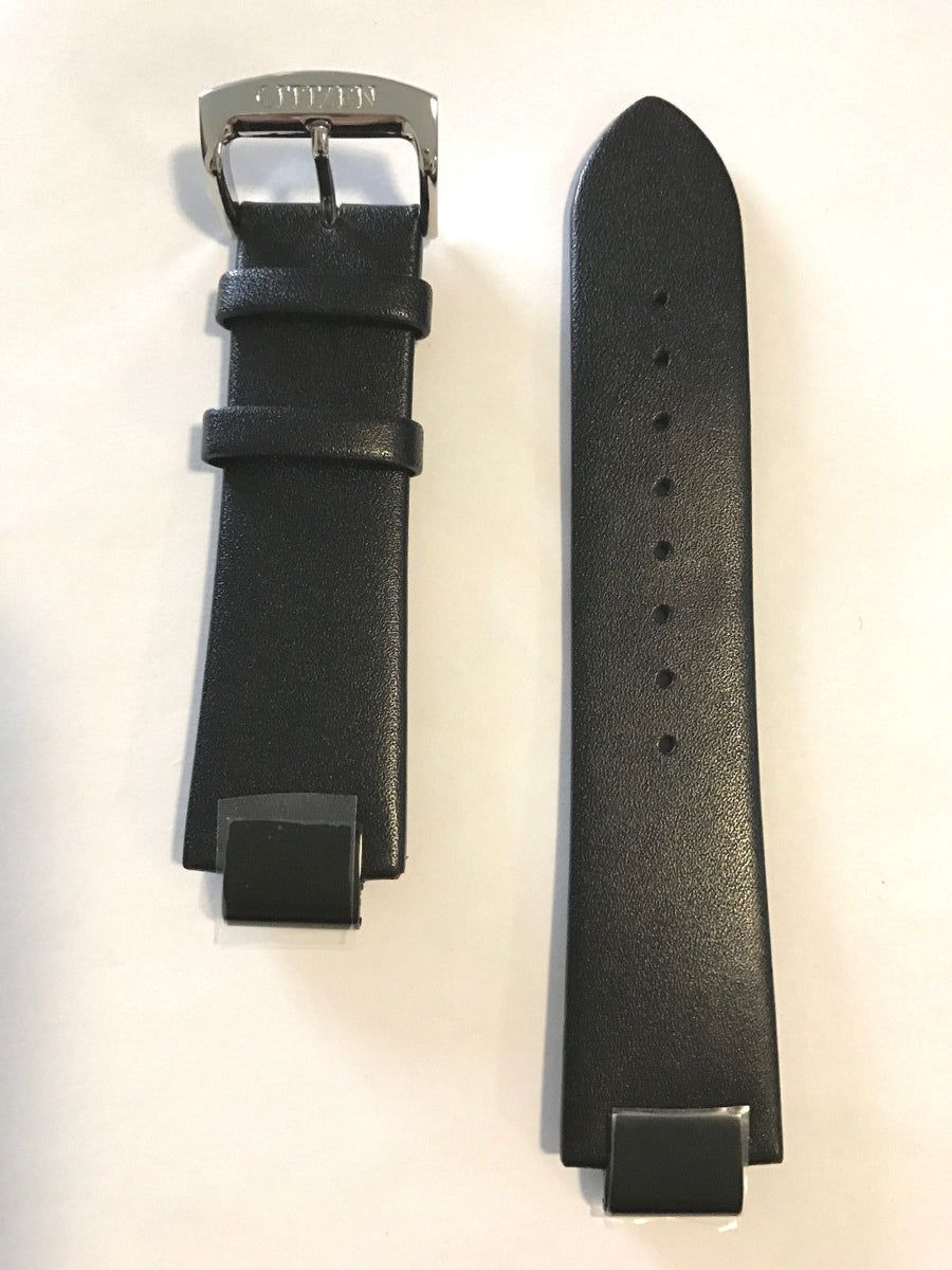 Citizen Axiom Black Leather Band Strap for Watch Model AU1065-07E - WATCHBAND EXPERT