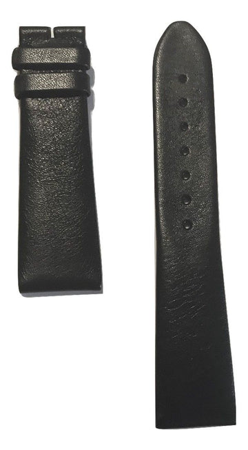 Movado Museum 0606876 Men's Black Leather Watch Band - WATCHBAND EXPERT