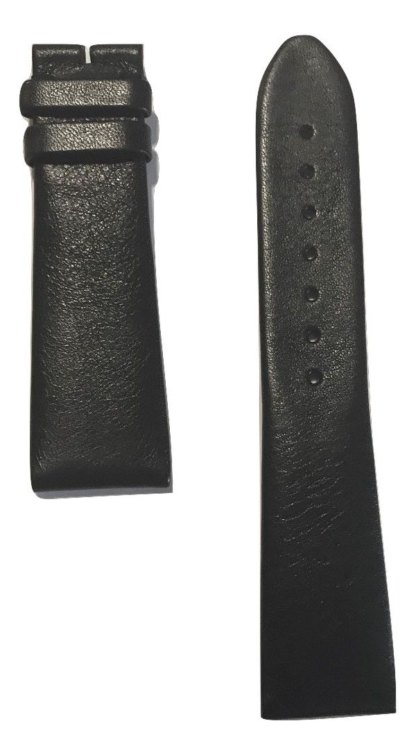 Movado Museum 0606502 Men's Black Leather Watch Band - WATCHBAND EXPERT