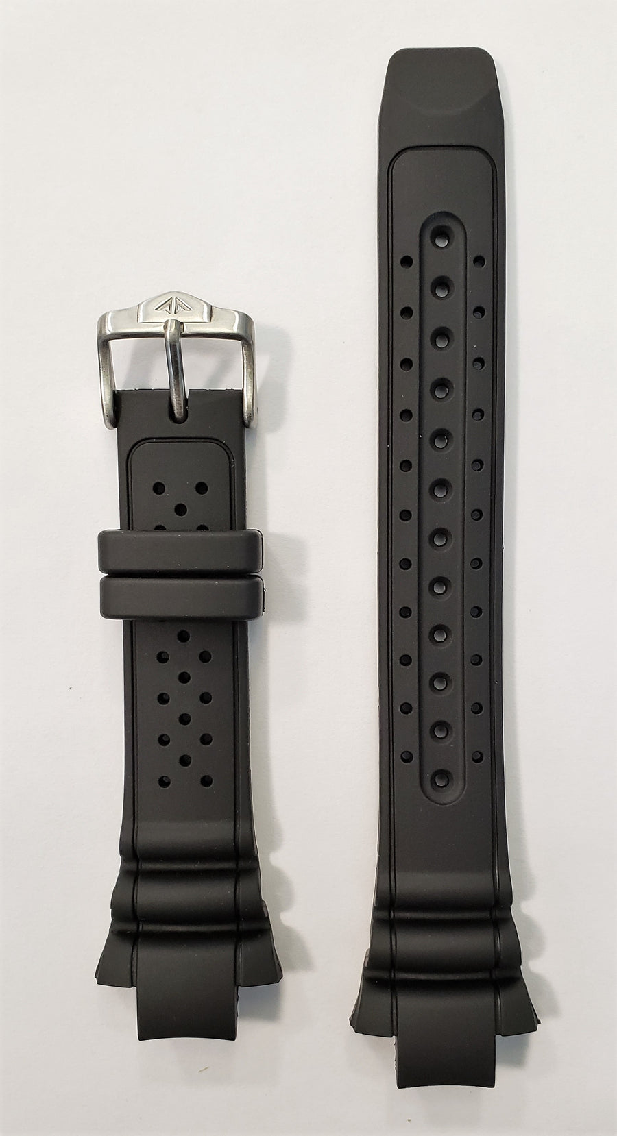 Citizen Cyber T004164 / T004172 Black Rubber Watch Band - WATCHBAND EXPERT