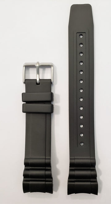 Citizen Promaster S081483 Black Rubber Watch Band - WATCHBAND EXPERT