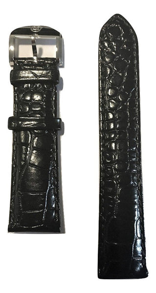 Movado Men s Circa 0606575 21mm Black Leather Watch Band