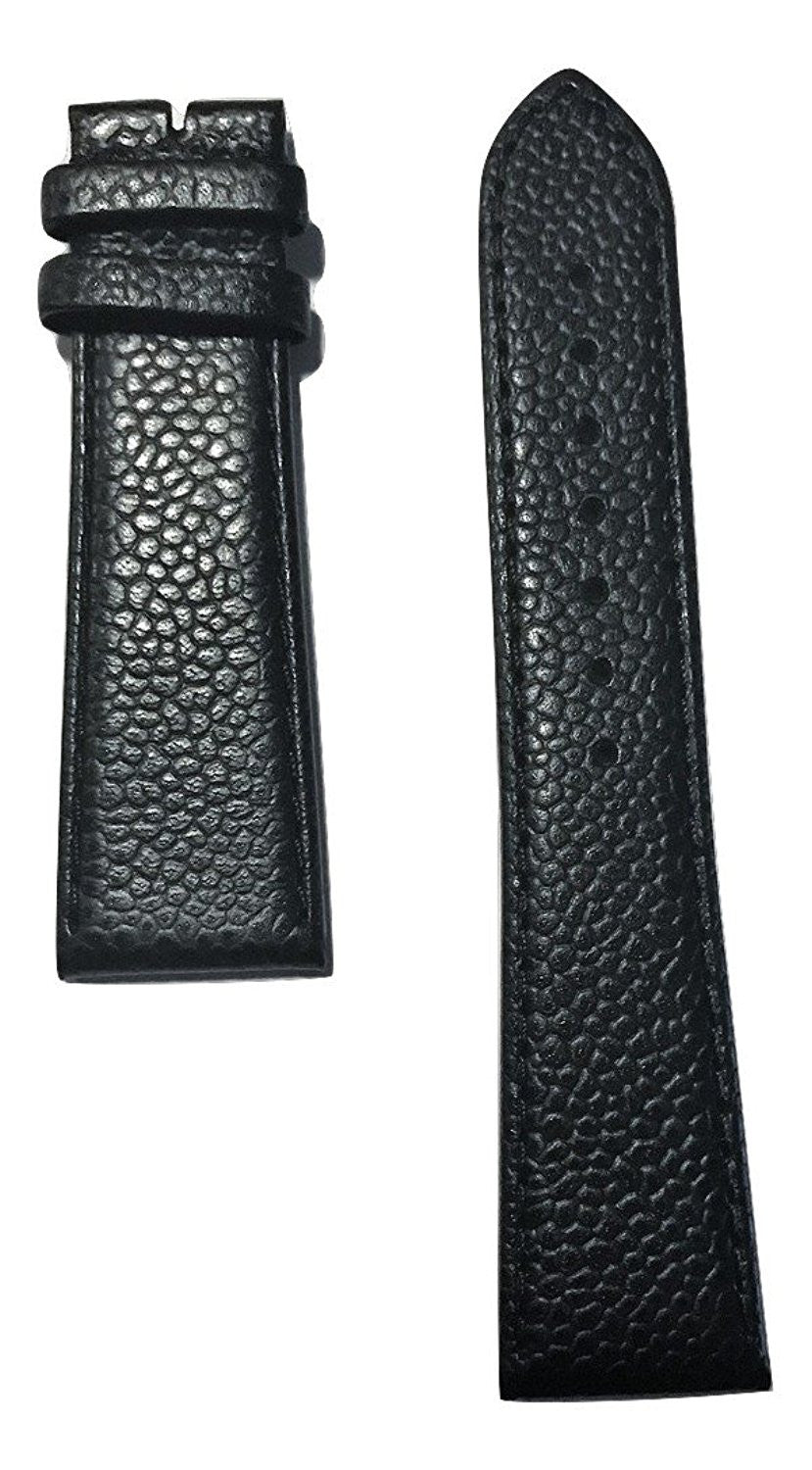 Movado Black Leather Band Strap for Men's Museum Watch 0607012 or 0607013 - WATCHBAND EXPERT