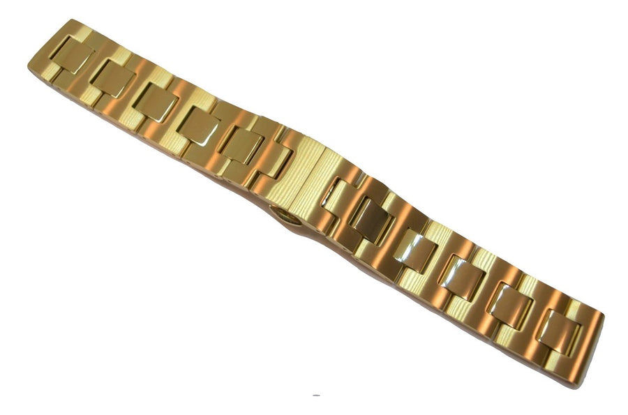 Movado BOLD 18mm Gold-Tone Stainless Steel Watch Band Bracelet #0005 - WATCHBAND EXPERT