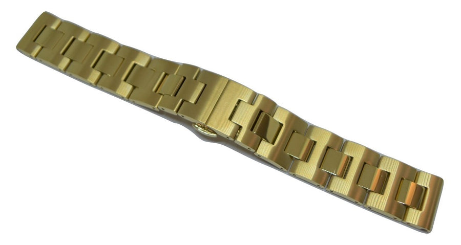 Movado BOLD 18mm Gold-Tone Stainless Steel Watch Band Bracelet #0139 - WATCHBAND EXPERT