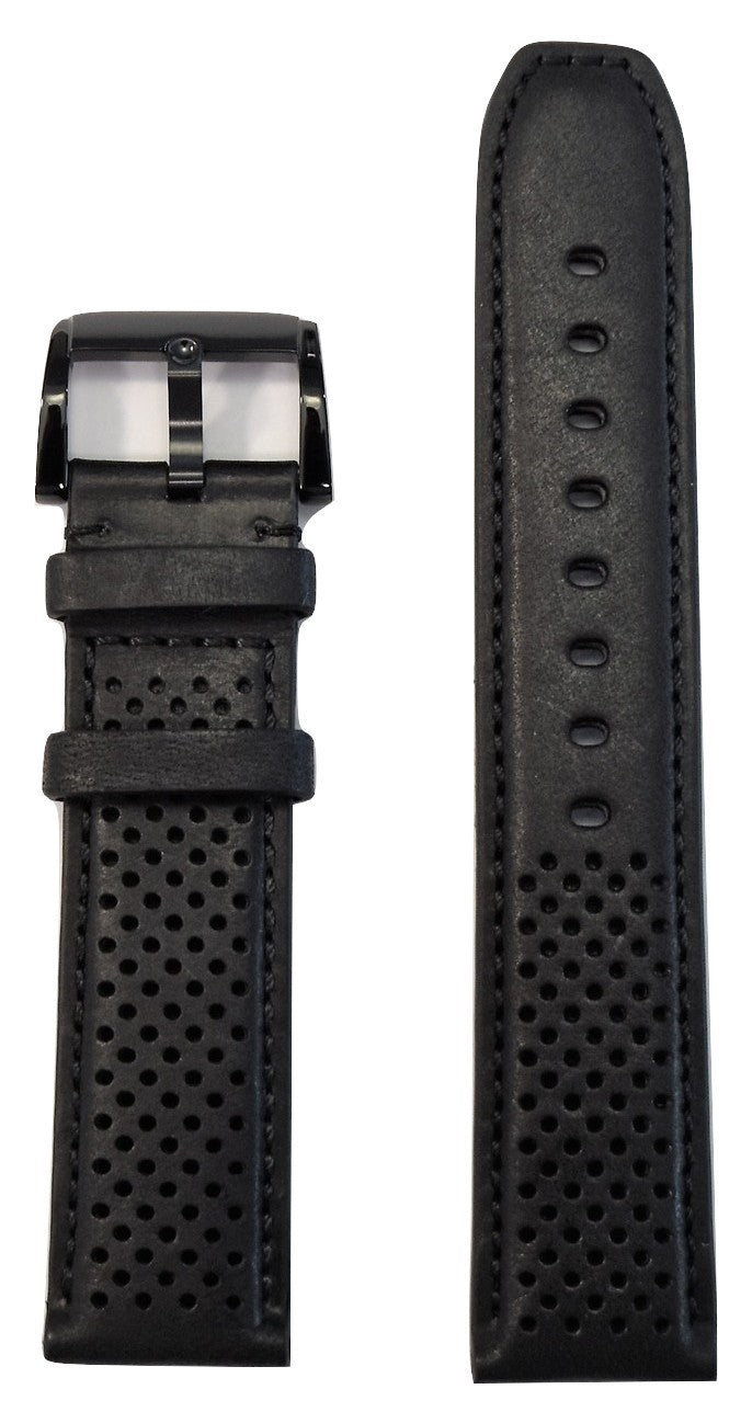 Leather Strap Movado Watch Bands Near Me Movado BOLD 21mm Black