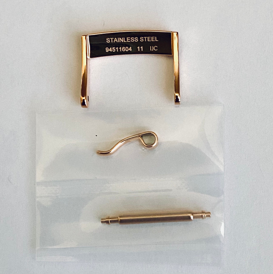 OMEGA 16mm ROSE GOLD CLASP GOLD BUCKLE # 94511604 - WATCHBAND EXPERT
